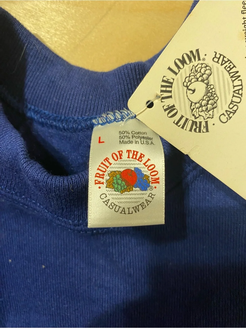 Fruit of the Loom Royal Blue Sweatpants & Top Set Large (SX)